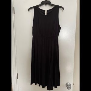 Vanilla bay tank top black dress size large